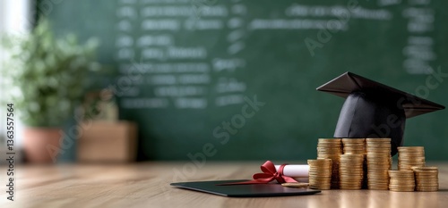 Wallpaper Mural Graduation cap diploma education Torontodigital.ca