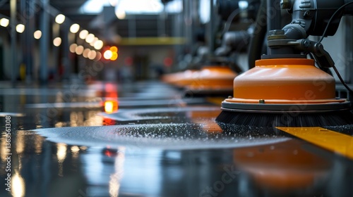 Wallpaper Mural A photo of floor polishers Torontodigital.ca