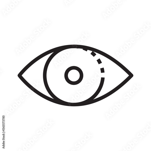 Cybersecurity Eye Icon for Online Protection