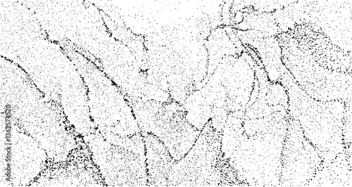 Abstract vector noise. Small particles of debris and dust. Distressed uneven background. Grunge with fine grains isolated on white background. Vector illustration. EPS10.