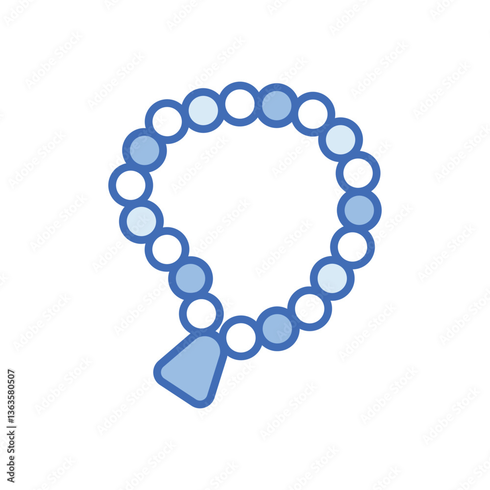 Obraz premium Tasbih Vector icon