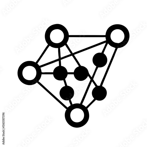 Neural Network Icon Vector