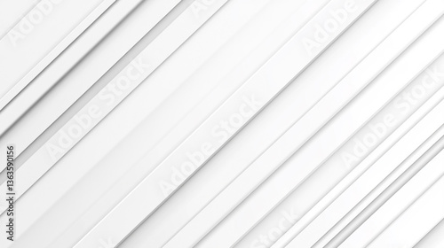 A minimalist white background with diagonal lines creating a modern geometric abstract design element look