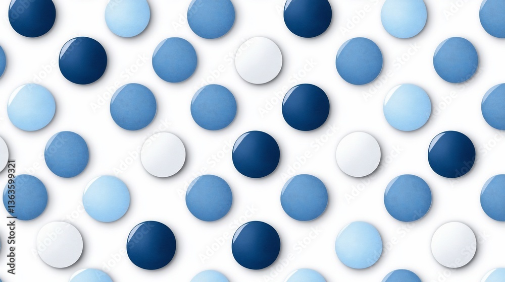 Circular forms with varying blue hues against a clean white backdrop Circular forms with varying blue hues against a clean white backdrop