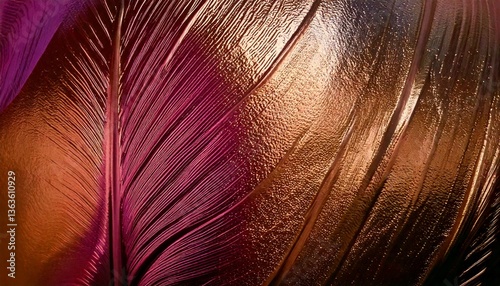 Shiny metallic texture close up