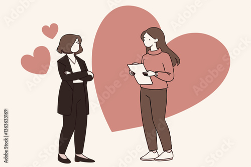 Compassion, support or help other who facing difficulty, empathy or sympathy, kindness or love to take care, heal feeling or giving care concept, young woman giving compassion to help colleagues.