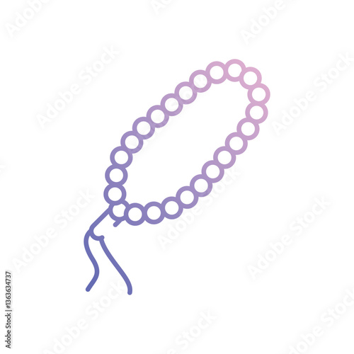 Beads vector icon stock illustration