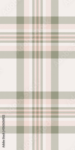 Wallpaper Mural Elegant blush pink and sage green plaid pattern.  Perfect for textile design, fashion, or website backgrounds.  Subtle and sophisticated, this seamless texture evokes feelings of calm and serenity. Torontodigital.ca