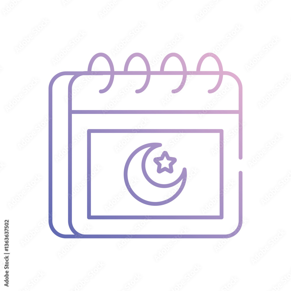 Calander vector icon stock illustration Calander vector icon stock illustration