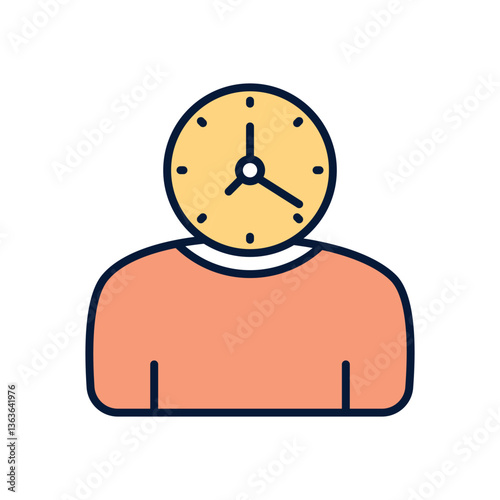 Working Hours Vector icon