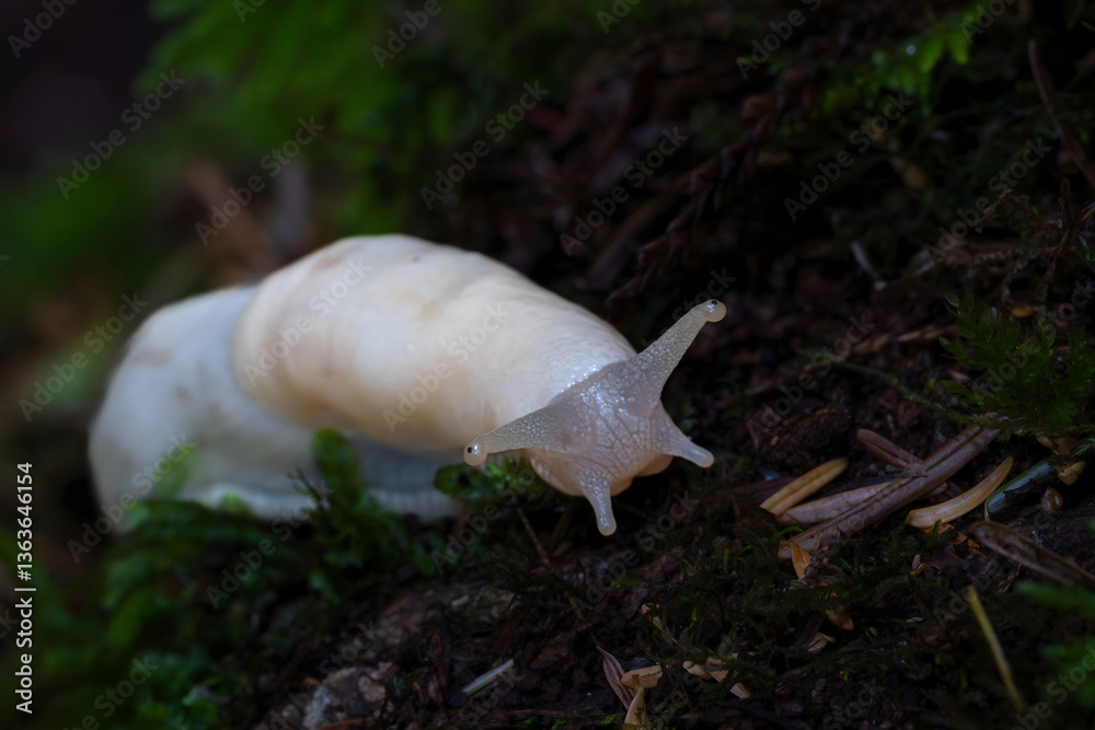 Banana slugs (Ariolimax) in the Olympic National Park, WA