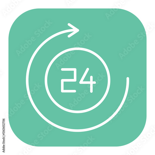 24 Hrs Open Icon