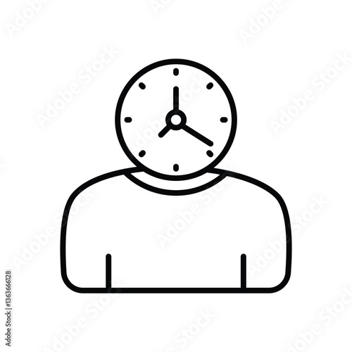 Working Hours Vector icon