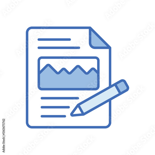 Content Management Vector icon