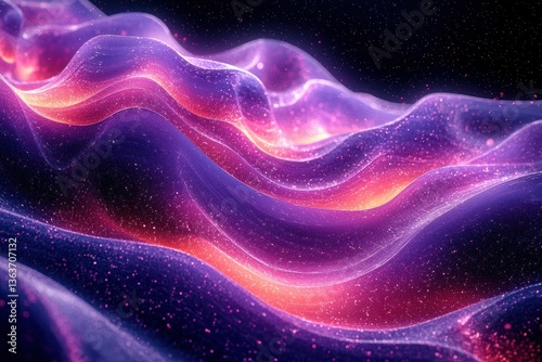 Cosmic Waves: A Symphony of Light and Color