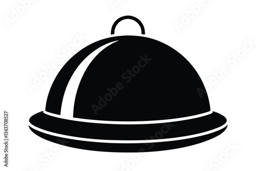 cloche hat vector icon.eps