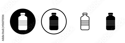 Bottle icon logo design. bottle sign and symbol