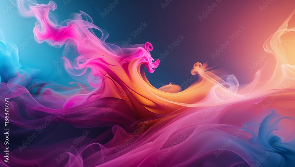 Fototapeta premium abstract purple background with smoke