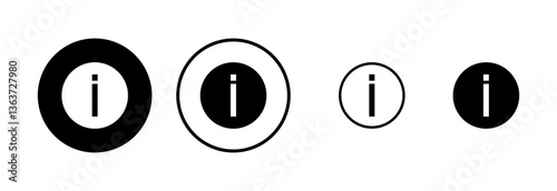 Information sign icon logo design. about us sign and symbol. question mark icon