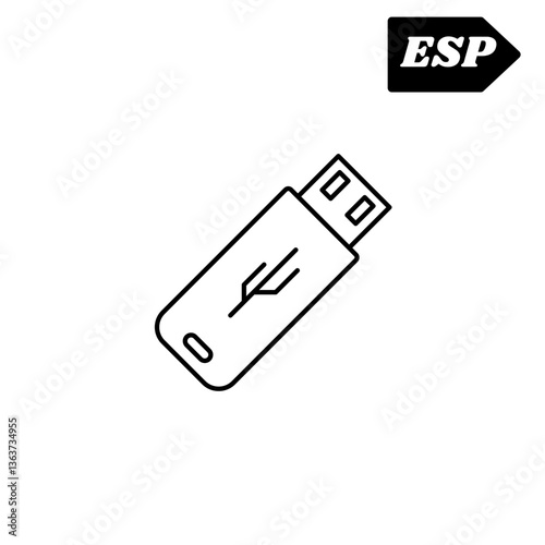 usb flash drive icon