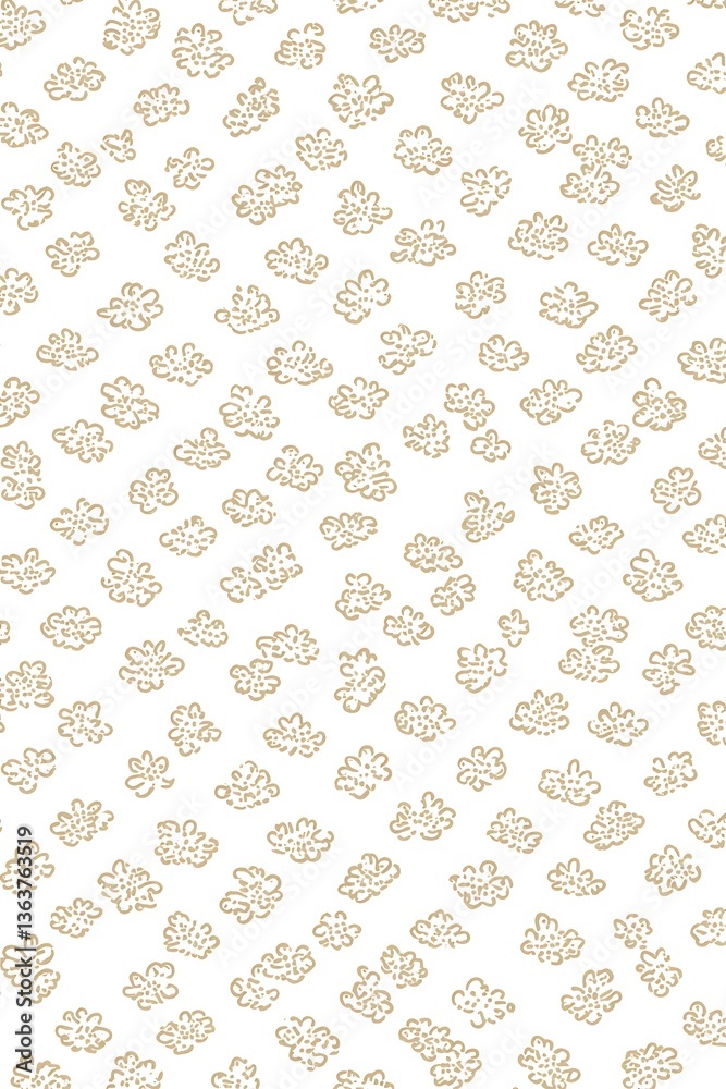 Abstract Floral Pattern on White Background Seamless Texture Design Abstract Floral Pattern on White Background Seamless Texture Design