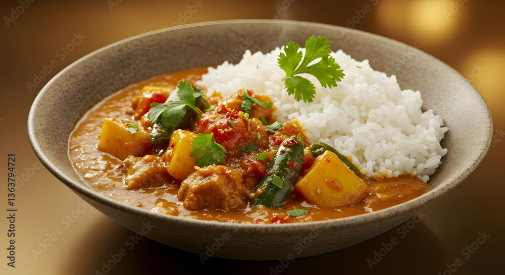 Delicious Indian Lamb Curry With Rice Delicious Indian Lamb Curry With Rice