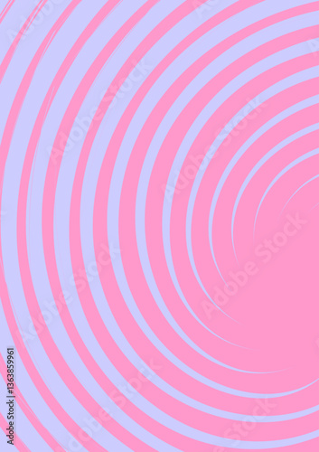 The background image is in pink tones, using shapes to arrange. Composition with gradation used for graphics