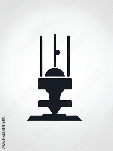 Black solid icon for actuality