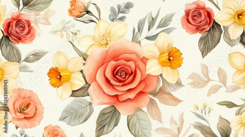 Wallpaper Mural DesignCreativity Seamless Floral View Design Intricate Torontodigital.ca