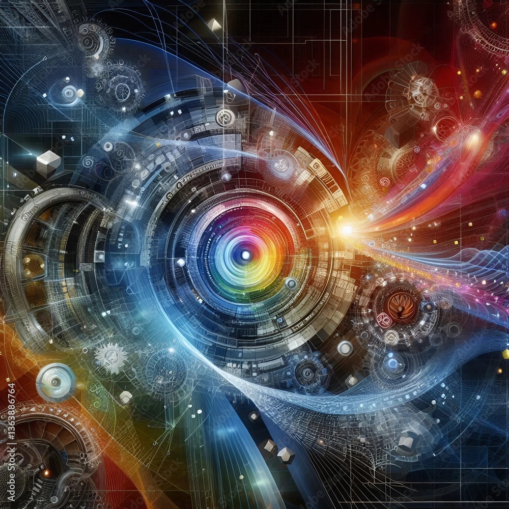 Obraz premium Advancing AI and IoT Integration: Revolutionizing Smart Technologies for Future Innovation