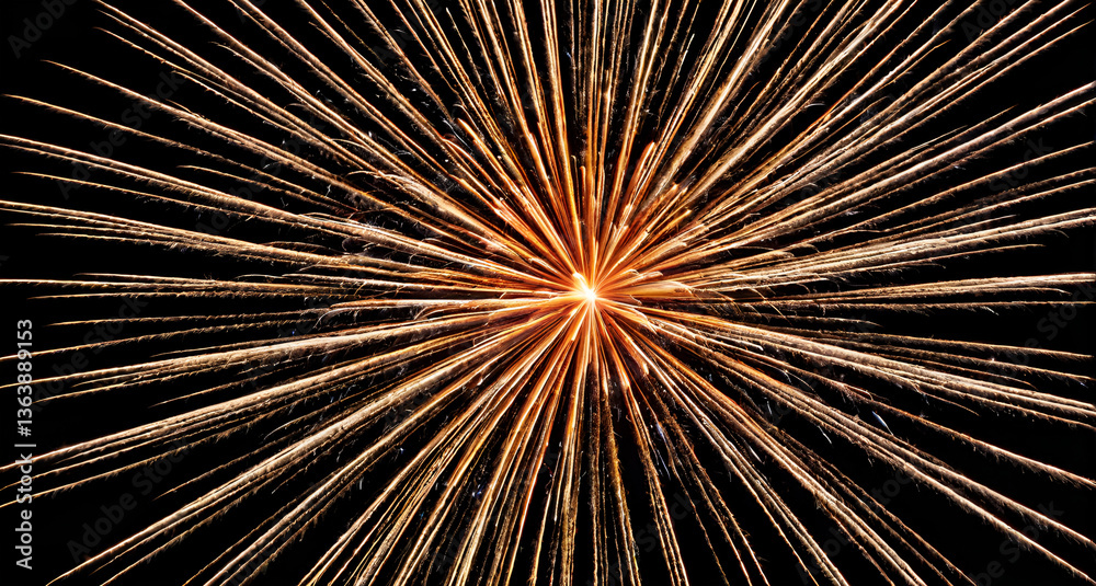 Obraz premium fireworks in the night sky