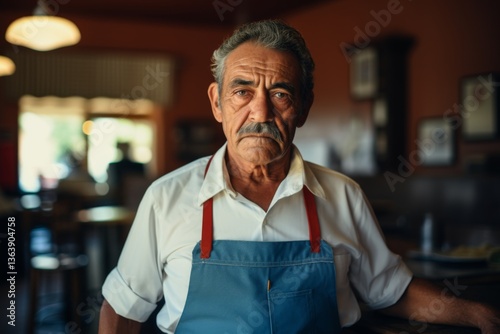 Portrait of a Hispanic elderly man in nursing home photo