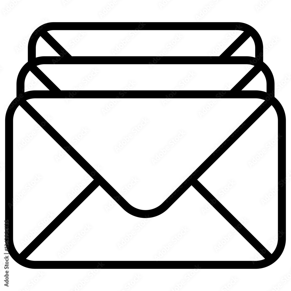 Message Queue Icon Customer Support and Service Line Design Vector Concept Message Queue Icon Customer Support and Service Line Design Vector Concept