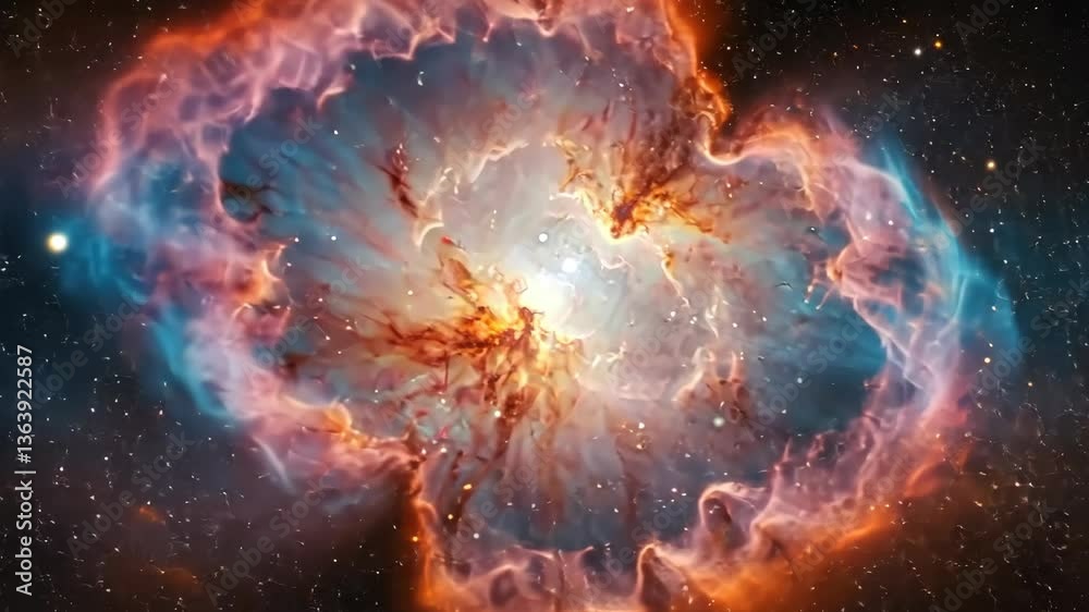 Cosmic Nebula Glowing Gas and Dust in Space (1) Cosmic Nebula Glowing Gas and Dust in Space (1)