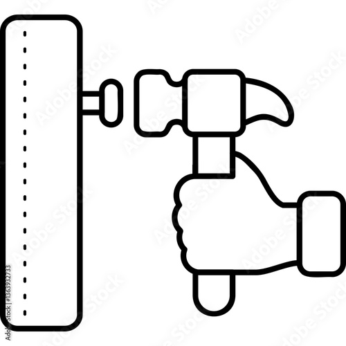 Nailing The Wall Icon