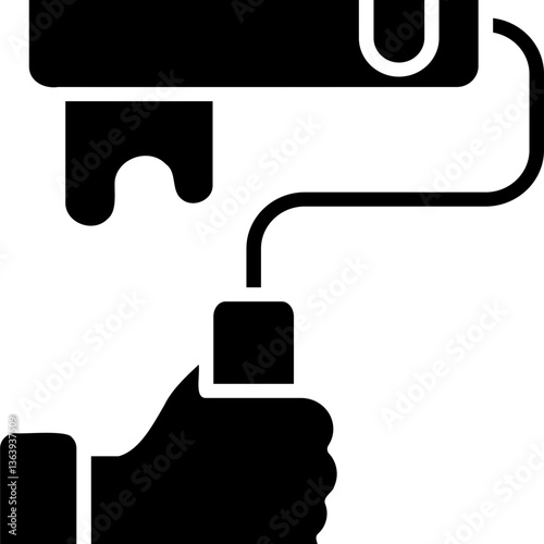 Paint Roller Illustration