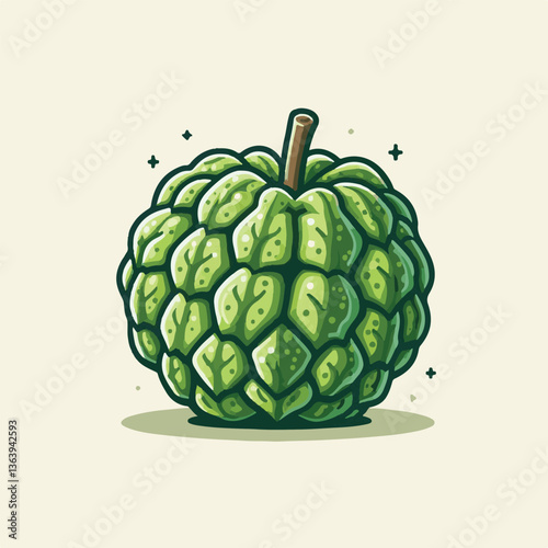 food, fruit, sweet, cherimoya, green, fresh, tropical, organic, ripe, healthy, annona, exotic, custard, background, isolated, white, raw, diet, half, custard apple, natural, delicious, seed, dessert, 