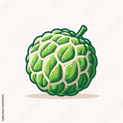 food, fruit, sweet, cherimoya, green, fresh, tropical, organic, ripe, healthy, annona, exotic, custard, background, isolated, white, raw, diet, half, custard apple, natural, delicious, seed, dessert, 