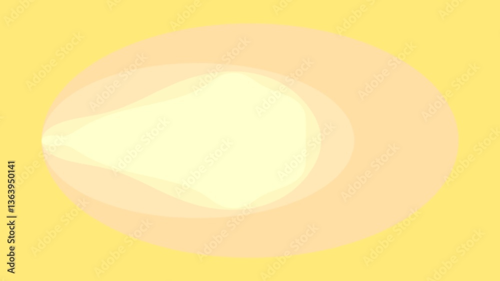Abstract shape, soft color gradient
