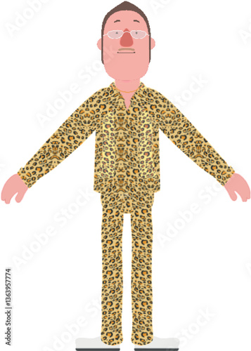 Cartoon characters ready for animation