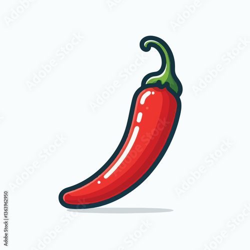 hot, chili, food, spicy, red, spice, vegetable, pepper, chilli, fresh, isolated, mexican, vector, background, ingredient, taste, organic, cooking, cuisine, jalapeno, flavor, plant, cayenne, paprika, h