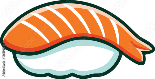 Simply illustrate Sushi simple illustrations. I like the natural or crooked illustration style like hand-drawing. Logo with an area other than the line.