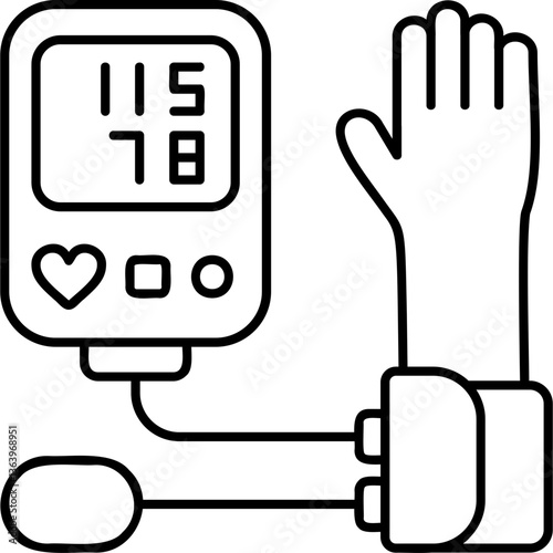 Check Blood Pressure Icon