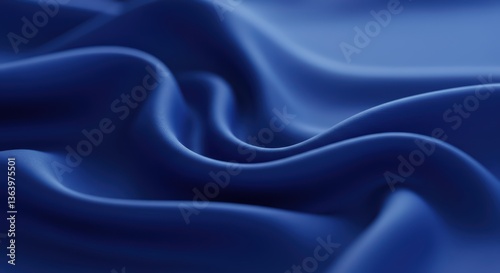 Wallpaper Mural Wavy Blue Fabric Texture Background for Elegant Designs and Decoration Torontodigital.ca