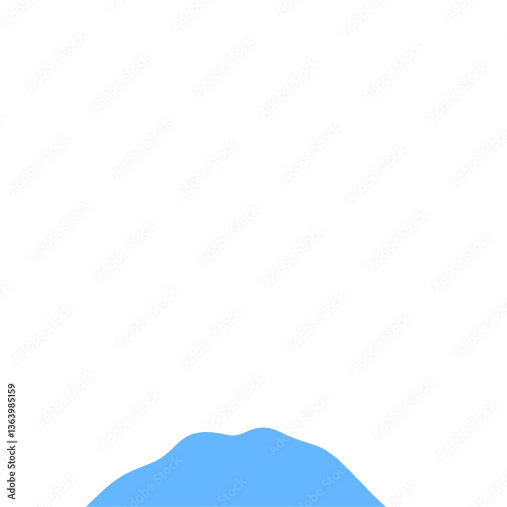 Obraz premium Blue Mountain Illustration