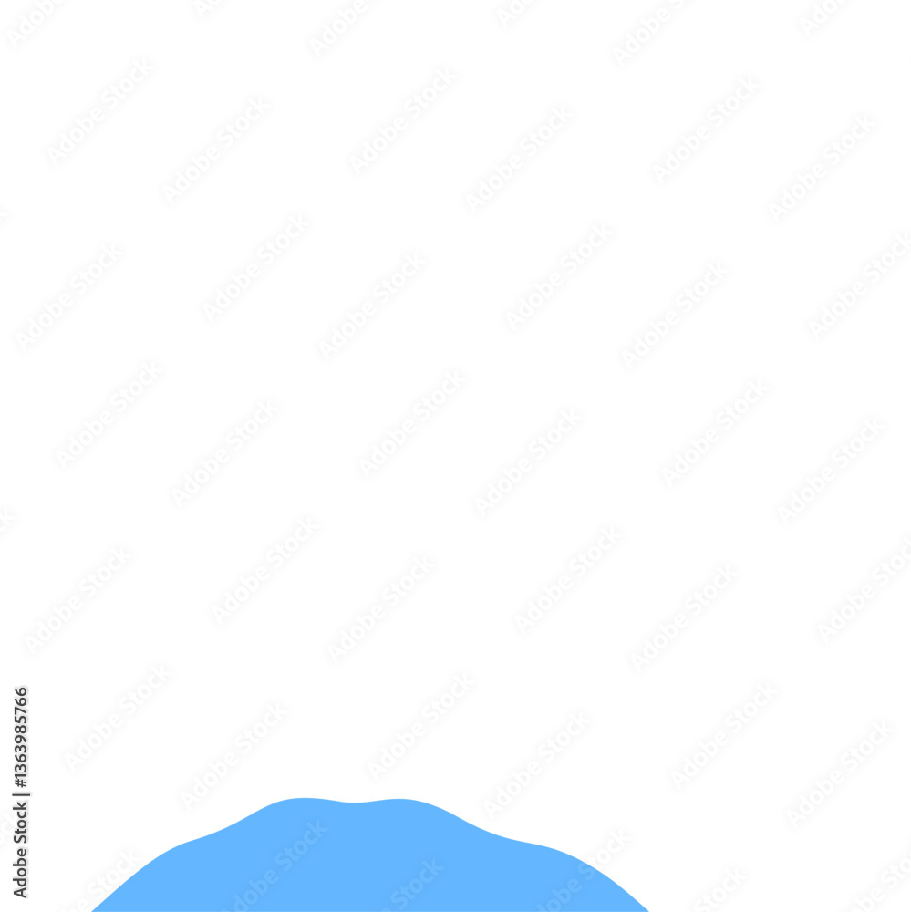 Obraz premium Blue Mountain Illustration