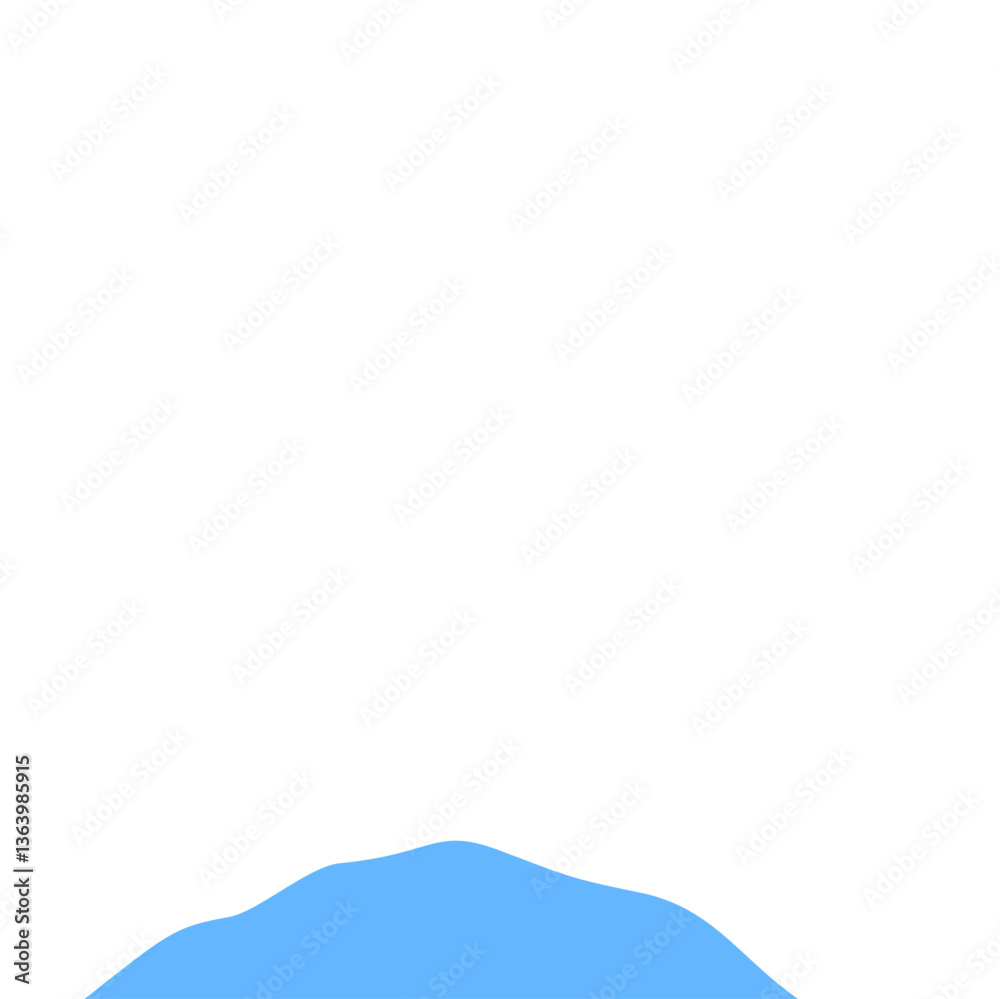 Obraz premium Blue Mountain Illustration