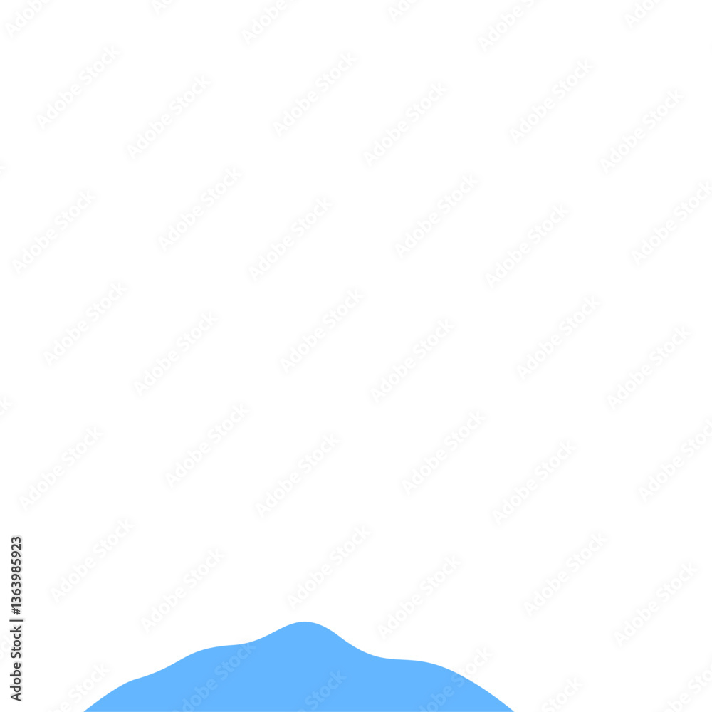 Obraz premium Blue Mountain Illustration