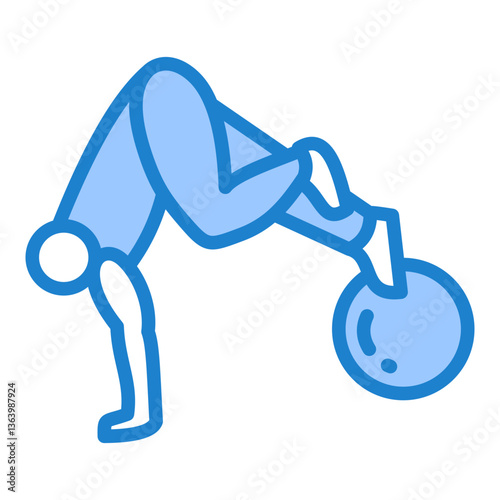 Stability Ball Workout Icon