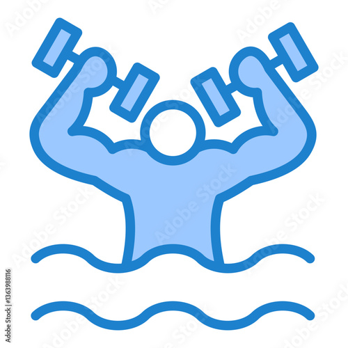 Aqua Fitness Icon